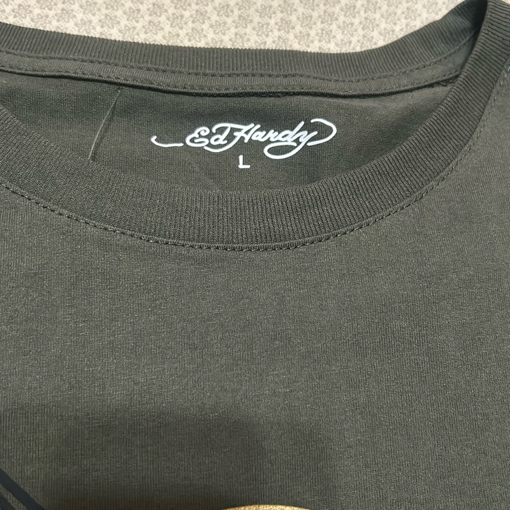 NWT Ed Hardy Men’s Long SleevesT-shirt size Large - Picture 6 of 12